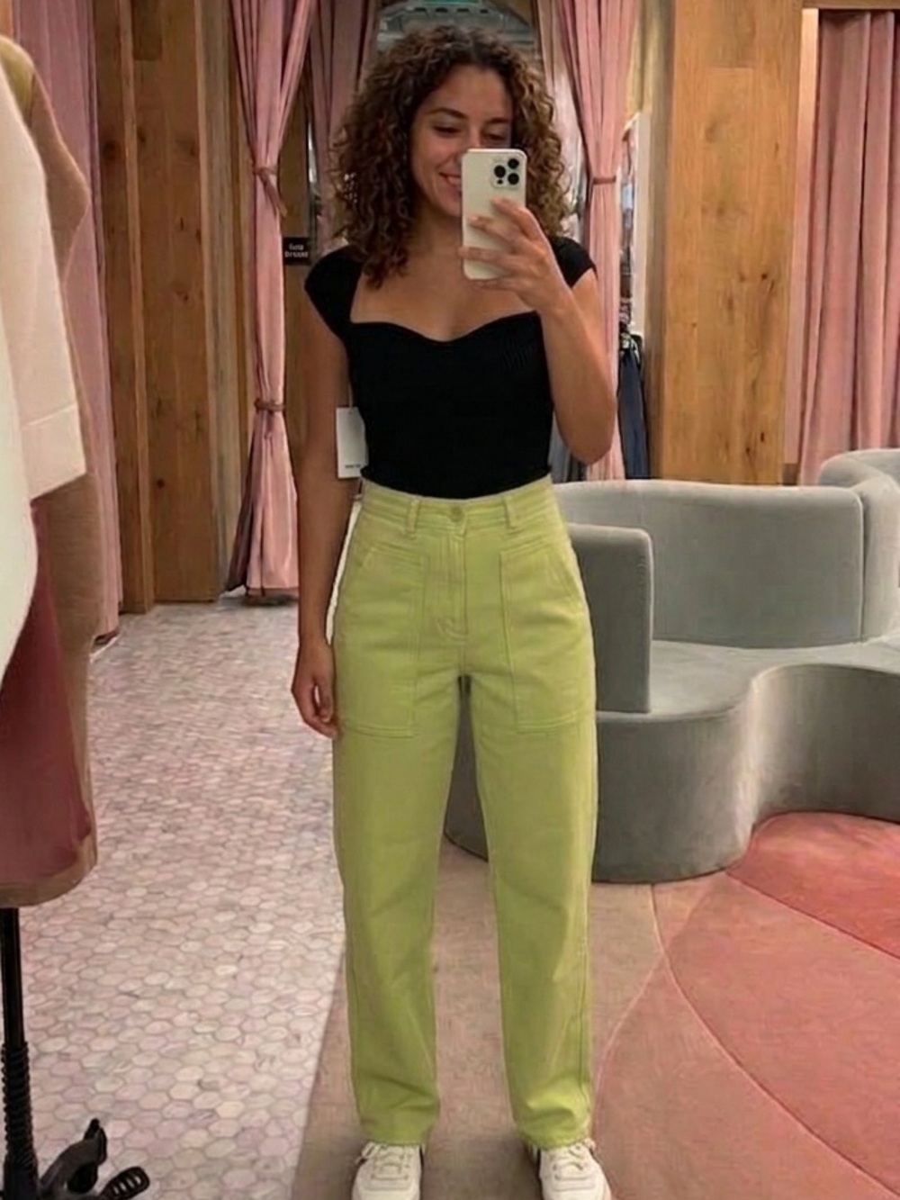 RARE Aritzia Wilfred Free Back-Pocket Utility Pants Green 2 / 26